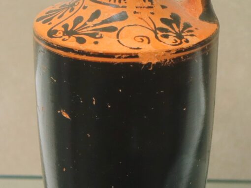 Lekythos a figure nere
