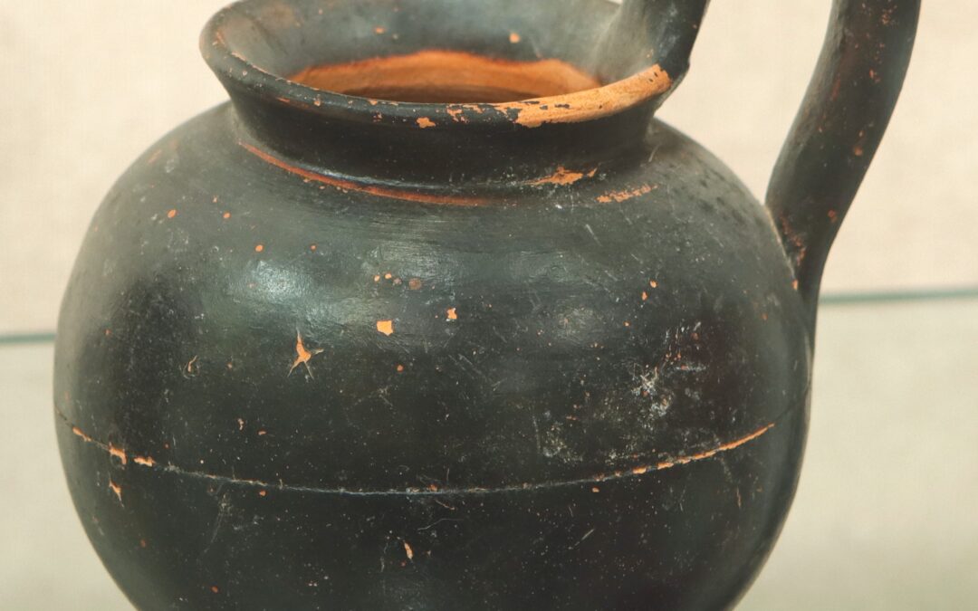 Lekythos a figure nere