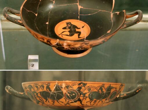 Kylix a figure nere