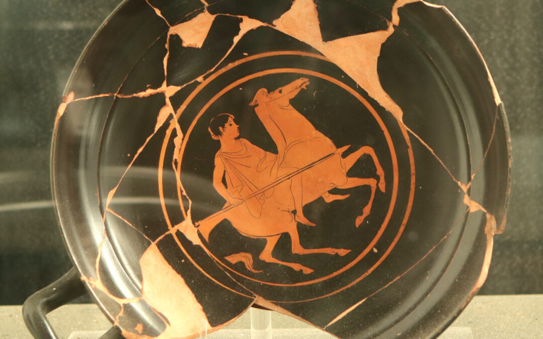 Skyphos a figure rosse