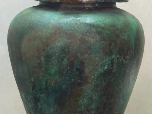 Situla di bronzo con coperchio