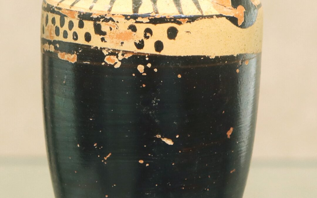 Lekythos attica a figure nere